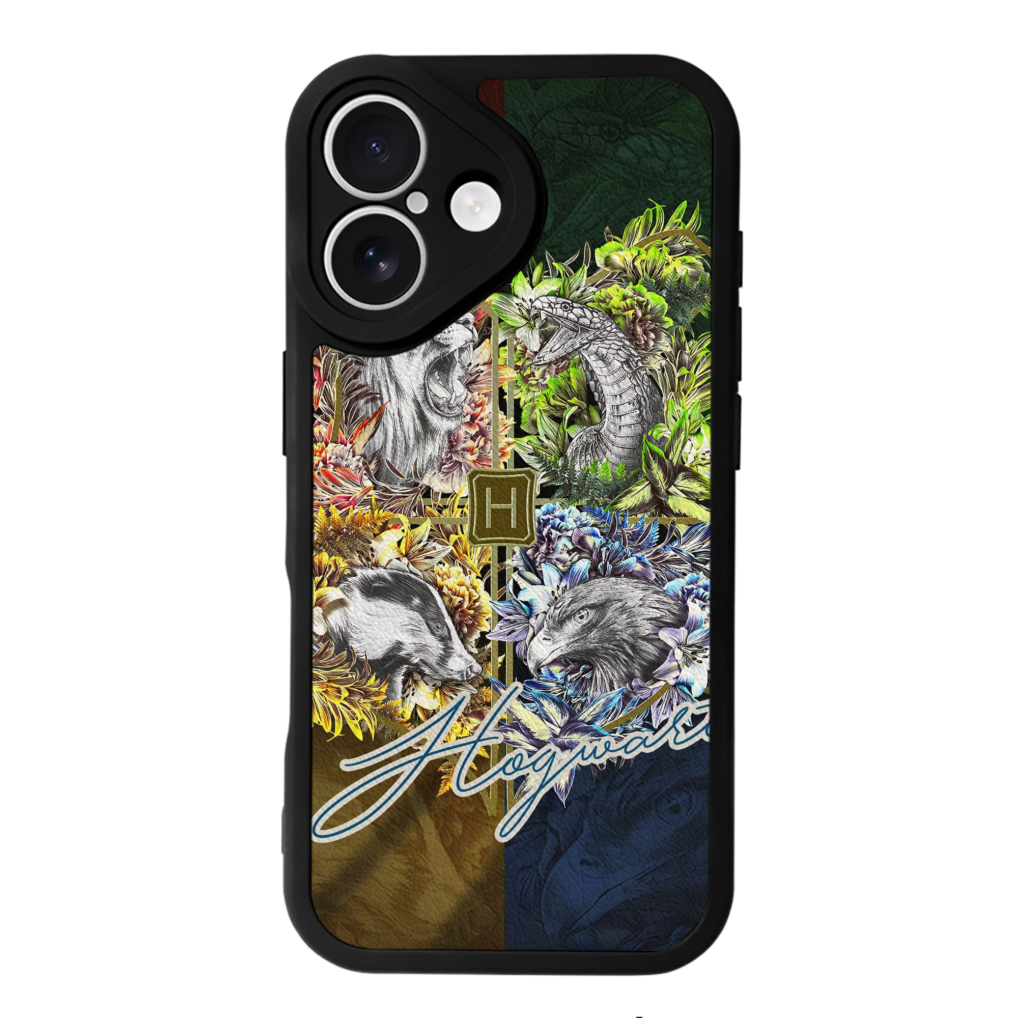 （画像用） Harry Potter ハリー・ポッターシリーズ 【iPhone 16シリーズ対応】シリコンスマホケース（レザー調） 材質：シリコン
